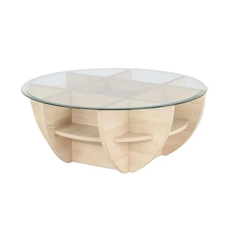 โต๊ะกลาง SB FURNITURE WAFFLE สีโอ๊คอ่อน